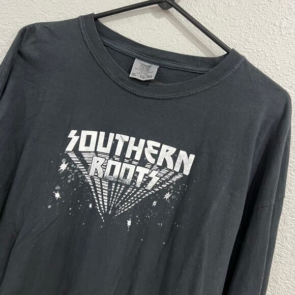 Southern Roots Galaxy Space Black Comfort Colors Long Sleeve T-Shirt XL - Picture 2 of 2